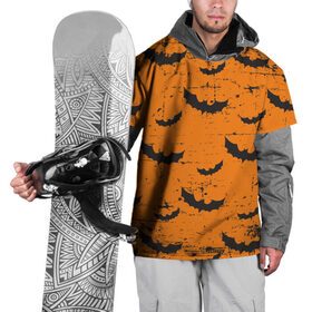 Накидка на куртку 3D с принтом Летучая мышь в Тюмени, 100% полиэстер |  | dia | helloween | muertos | witch | день всех святых | мышь | октябрь | праздник | хэллоуин | череп