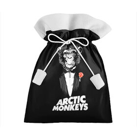 Подарочный 3D мешок с принтом Arctic Monkeys в Тюмени, 100% полиэстер | Размер: 29*39 см | алекс тёрнер | арктик | арктические мартышки | гаражный | группа | джейми кук | инди рок | манкис | музыка | мэтт хелдер | ник о мэлли | обезьяна | постпанк ривайвл | психоделический | рок
