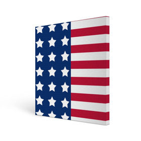 Холст квадратный с принтом USA Flag в Тюмени, 100% ПВХ |  | star | usa | америка | белый | звезды | красный | линии | полосы | популярные | синий | сша | триколор | туристические | флаг | цвет | штаты