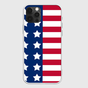 Чехол для iPhone 12 Pro Max с принтом USA FLAG АМЕРИКАНСКИЙ ФЛАГ в Тюмени, Силикон |  | star | usa | америка | белый | звезды | красный | линии | полосы | популярные | синий | сша | триколор | туристические | флаг | цвет | штаты