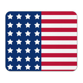 Коврик прямоугольный с принтом USA Flag в Тюмени, натуральный каучук | размер 230 х 185 мм; запечатка лицевой стороны | Тематика изображения на принте: star | usa | америка | белый | звезды | красный | линии | полосы | популярные | синий | сша | триколор | туристические | флаг | цвет | штаты