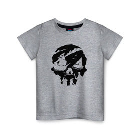 Детская футболка хлопок с принтом Sea of thieves в Тюмени, 100% хлопок | круглый вырез горловины, полуприлегающий силуэт, длина до линии бедер | mmo | море | пират | пираты | сокровища | сокровище
