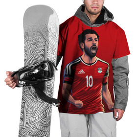 Накидка на куртку 3D с принтом Мохамед Салах в Тюмени, 100% полиэстер |  | Тематика изображения на принте: mohamed salah ghaly | ливерпуль | мохаммед салах хамед гали | сборная египта | спорт | футбол