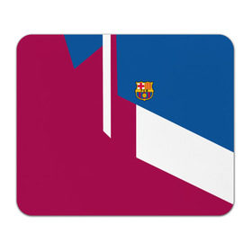 Коврик прямоугольный с принтом FC Barcelona 2018 в Тюмени, натуральный каучук | размер 230 х 185 мм; запечатка лицевой стороны | Тематика изображения на принте: fc | барселона | эмблема
