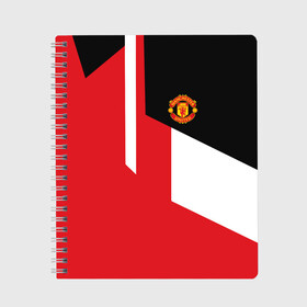 Тетрадь Manchester United 2018 New: в Тюмени, 100% бумага | 48 листов, плотность листов — 60 г/м2, плотность картонной обложки — 250 г/м2. Листы скреплены сбоку удобной пружинной спиралью. Уголки страниц и обложки скругленные. Цвет линий — светло-серый
 | Тематика изображения на принте: emirates | fc | manchester united | абстракция | геометрия | зож | клуб | линии | манчестер юнайтед | модные | мяч | россии | спорт | спортивные | стиль | тренды | футбол | футбольный клуб | экстрим | эмблема