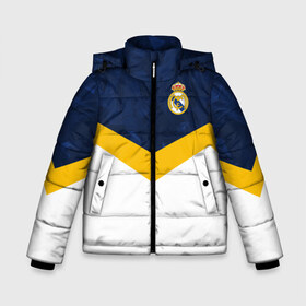 Зимняя куртка для мальчиков 3D с принтом Real Madrid 2018 New в Тюмени, ткань верха — 100% полиэстер; подклад — 100% полиэстер, утеплитель — 100% полиэстер | длина ниже бедра, удлиненная спинка, воротник стойка и отстегивающийся капюшон. Есть боковые карманы с листочкой на кнопках, утяжки по низу изделия и внутренний карман на молнии. 

Предусмотрены светоотражающий принт на спинке, радужный светоотражающий элемент на пуллере молнии и на резинке для утяжки | emirates | fc | real madrid | клуб | мяч | реал мадрид