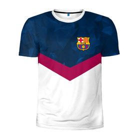 Мужская футболка 3D спортивная с принтом FC Barcelona 2018 New в Тюмени, 100% полиэстер с улучшенными характеристиками | приталенный силуэт, круглая горловина, широкие плечи, сужается к линии бедра | Тематика изображения на принте: fc | fc barcelona | fcb | fly emirates | ronaldo | абстракция | барселона | геометрия | зож | клуб | линии | месси | модные | мяч | реал мадрид | спорт | спортивные | тренды | футбол | футбольный клуб | эмблема