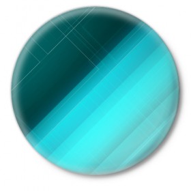 Значок с принтом Turquoise в Тюмени,  металл | круглая форма, металлическая застежка в виде булавки | абстракция | бирюза | геометрия | линия | текстура