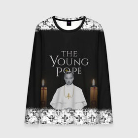 Мужской лонгслив 3D с принтом Молодой Папа | The Young Pope в Тюмени, 100% полиэстер | длинные рукава, круглый вырез горловины, полуприлегающий силуэт | the young pope | молодой папа