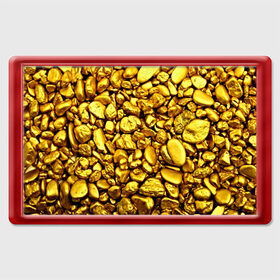 Магнит 45*70 с принтом Золотые камешки в Тюмени, Пластик | Размер: 78*52 мм; Размер печати: 70*45 | Тематика изображения на принте: abstraction | gold | rich | texture | богатство | золотая абстракция | золото | кубики | текстура