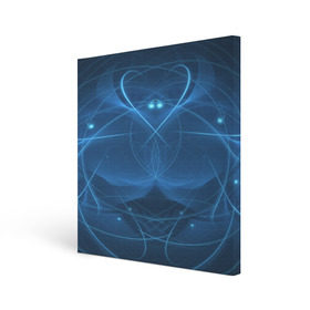 Холст квадратный с принтом Blue fractal в Тюмени, 100% ПВХ |  | Тематика изображения на принте: art | background | beautiful | color | festive | fractal | lines | photo | picture | smooth | strange | style