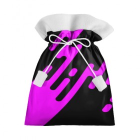 Подарочный 3D мешок с принтом Pink geometry в Тюмени, 100% полиэстер | Размер: 29*39 см | Тематика изображения на принте: abstraction | engine | pattern | абстракция | геометрия | графики | движение | краска | текстура | чертежи | штрихи