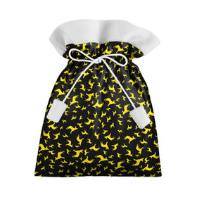 Подарочный 3D мешок с принтом Желтые собачки в Тюмени, 100% полиэстер | Размер: 29*39 см | Тематика изображения на принте: dog | new year | животные | новый год | символ | собака