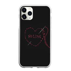 Чехол для iPhone 11 Pro матовый с принтом Face No Love Фэйс в Тюмени, Силикон |  | rap | рэпер | фейс | фэйс