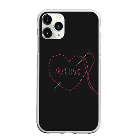 Чехол для iPhone 11 Pro Max матовый с принтом Face No Love Фэйс в Тюмени, Силикон |  | rap | рэпер | фейс | фэйс