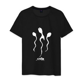 Мужская футболка хлопок с принтом OOMPH! Sperm в Тюмени, 100% хлопок | прямой крой, круглый вырез горловины, длина до линии бедер, слегка спущенное плечо. | andreas crap | defekt | dero goi | des wahnsinns fette beut | ego | glaubeliebetod | monster | oomph | plastik | robert flux | sperm | unrein | wahrheit oder pflicht | wunschkind