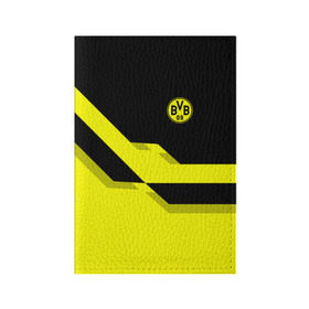 Обложка для паспорта матовая кожа с принтом FC Borussia Dortmund 2018 в Тюмени, натуральная матовая кожа | размер 19,3 х 13,7 см; прозрачные пластиковые крепления | боруссия | дортмунд