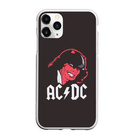 Чехол для iPhone 11 Pro матовый с принтом Чёрт AC DC в Тюмени, Силикон |  | ac dc | acdc | ангус янг | блюз рок | крис слэйд | рок группа | рок н ролл | стиви янг | хард рок | эксл роуз