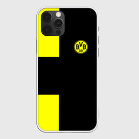 Чехол для iPhone 12 Pro Max с принтом FC Borussia Dortmund Black в Тюмени, Силикон |  | боруссия | дортмунд