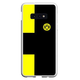 Чехол для Samsung S10E с принтом FC Borussia Dortmund Black в Тюмени, Силикон | Область печати: задняя сторона чехла, без боковых панелей | боруссия | дортмунд