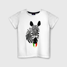 Детская футболка хлопок с принтом Juventus Football Club в Тюмени, 100% хлопок | круглый вырез горловины, полуприлегающий силуэт, длина до линии бедер | juventus football club
