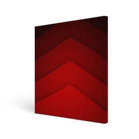 Холст квадратный с принтом Красные полосы в Тюмени, 100% ПВХ |  | абстракция | геометрия | красный | модные.мода | оттенки | пирамиды | полосы.линии | тренды | треугольники | узоры
