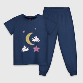 Детская пижама хлопок с принтом Луна в Тюмени, 100% хлопок |  брюки и футболка прямого кроя, без карманов, на брюках мягкая резинка на поясе и по низу штанин
 | Тематика изображения на принте: anime | sailor moon | аниме | сейлор мун