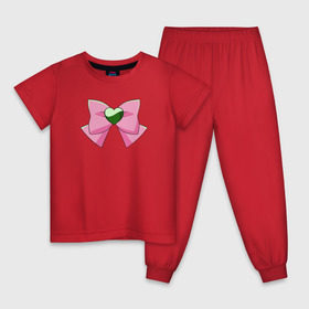 Детская пижама хлопок с принтом Юпитер в Тюмени, 100% хлопок |  брюки и футболка прямого кроя, без карманов, на брюках мягкая резинка на поясе и по низу штанин
 | anime | sailor moon | аниме | сейлор мун