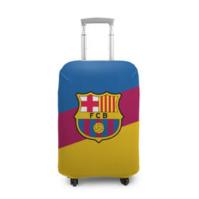 Чехол для чемодана 3D с принтом FC Barcelona 2018 Colors в Тюмени, 86% полиэфир, 14% спандекс | двустороннее нанесение принта, прорези для ручек и колес | fc | fc barcelona | fcb | fly emirates | ronaldo | абстракция | барселона | геометрия | зож | клуб | линии | месси | модные | мяч | реал мадрид | спорт | спортивные | тренды | футбол | футбольный клуб | эмблема