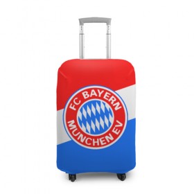 Чехол для чемодана 3D с принтом FC Bayern 2018 Colors в Тюмени, 86% полиэфир, 14% спандекс | двустороннее нанесение принта, прорези для ручек и колес | bayern | fly fc | бавария | спорт | футбольный клуб