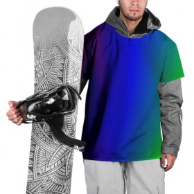 Накидка на куртку 3D с принтом Цветной градиент в Тюмени, 100% полиэстер |  | Тематика изображения на принте: абстракция | градиент | зеленый | модные | розовый | синий | цвет | цветные | яркие