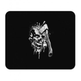 Коврик прямоугольный с принтом Зомби в Тюмени, натуральный каучук | размер 230 х 185 мм; запечатка лицевой стороны | art | eyes | skull | zombie | апокалипсис | армагеддон | глаза | искусство | монстр | скелет | топор | череп