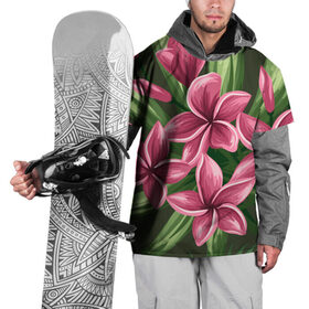 Накидка на куртку 3D с принтом Райский сад в Тюмени, 100% полиэстер |  | 