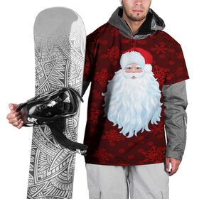 Накидка на куртку 3D с принтом Санта Клаус в Тюмени, 100% полиэстер |  | Тематика изображения на принте: christmas | new year | santa | дед мороз | елка | елочки | новогодний | новый год | рождество | сантаклаус | снег | снежинки