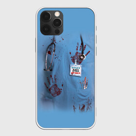 Чехол для iPhone 12 Pro Max с принтом Костюм врача кровь в Тюмени, Силикон |  | больница | врач | доктор | клиника | кровь
