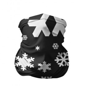Бандана-труба 3D с принтом Снежинки в Тюмени, 100% полиэстер, ткань с особыми свойствами — Activecool | плотность 150‒180 г/м2; хорошо тянется, но сохраняет форму | christmas | new year | santa | дед мороз | елка | елочки | новогодний | новый год | рождество | сантаклаус | снег | снежинки