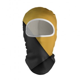 Балаклава 3D с принтом Golden-black в Тюмени, 100% полиэстер, ткань с особыми свойствами — Activecool | плотность 150–180 г/м2; хорошо тянется, но при этом сохраняет форму. Закрывает шею, вокруг отверстия для глаз кайма. Единый размер | 