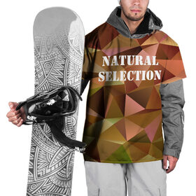 Накидка на куртку 3D с принтом Natural Selection в Тюмени, 100% полиэстер |  | Тематика изображения на принте: low poly | natural | poly | polygon | естественный отбор | натурал