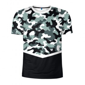 Мужская футболка 3D спортивная с принтом Army style в Тюмени, 100% полиэстер с улучшенными характеристиками | приталенный силуэт, круглая горловина, широкие плечи, сужается к линии бедра | army style | армия | военный | камуфляж | милитари | тренд