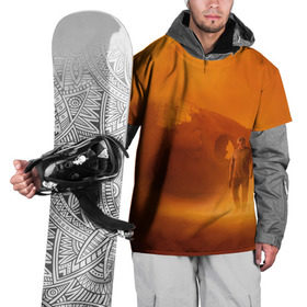Накидка на куртку 3D с принтом Бегущий по лезвию в Тюмени, 100% полиэстер |  | 2049 | blade runner | cyberpunk | андроид | бегущий по лезвию | кей | киберпанк | репликант | рик декарт