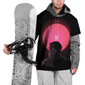 Накидка на куртку 3D с принтом Бегущий по лезвию в Тюмени, 100% полиэстер |  | Тематика изображения на принте: 2049 | blade runner | cyberpunk | андроид | бегущий по лезвию | кей | киберпанк | репликант | рик декарт
