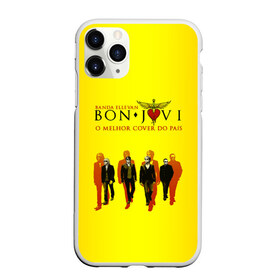 Чехол для iPhone 11 Pro матовый с принтом Группа Bon Jovi в Тюмени, Силикон |  | bon jovi | бон | бон джови | глэм | группа | джови | джон | рок | хард