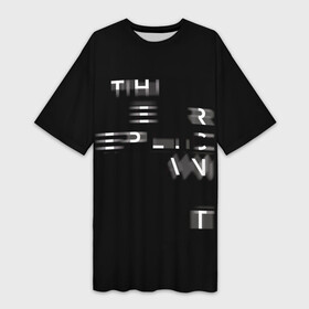 Платье-футболка 3D с принтом Бегущий по лезвию в Тюмени,  |  | 2049 | blade runner | cyberpunk | андроид | бегущий по лезвию | кей | киберпанк | репликант | рик декарт