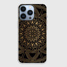 Чехол для iPhone 13 Pro с принтом Золотая мандала в Тюмени,  |  | орнамент | узоры | фрактал