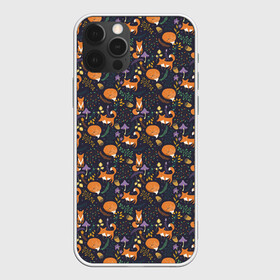 Чехол для iPhone 12 Pro Max с принтом Лисоньки в Тюмени, Силикон |  | cute | forest | fox | грибы | лес | лиса | лисица | лисичка | листья | сказочный