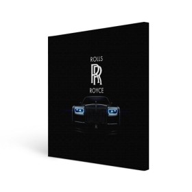 Холст квадратный с принтом Rolls Royce phantom в Тюмени, 100% ПВХ |  | Тематика изображения на принте: luxury | phantom | rich | rolls royce | rr | авто | автомобили | бренд | известные | логотип | машина | надписи | огни | ролс ройс | роскошь | тень | фары | черный