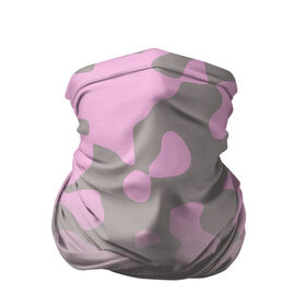 Бандана-труба 3D с принтом Камуфляж пурпурно-розовый Up в Тюмени, 100% полиэстер, ткань с особыми свойствами — Activecool | плотность 150‒180 г/м2; хорошо тянется, но сохраняет форму | 
