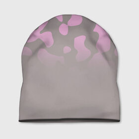 Шапка 3D с принтом Камуфляж пурпурно-розовый Up в Тюмени, 100% полиэстер | универсальный размер, печать по всей поверхности изделия | 