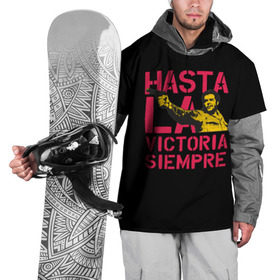 Накидка на куртку 3D с принтом Hasta La Victoria Siempre в Тюмени, 100% полиэстер |  | che | cuba | guevara | hasta | la victoria | libre | revolution | siempre | ussr | гевара | до полной | куба | о.м.с.к. | победы | революция | свободная | ссср | че