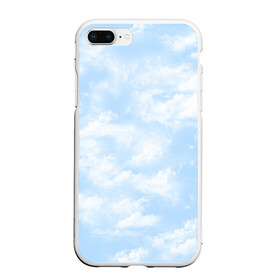 Чехол для iPhone 7Plus/8 Plus матовый с принтом Облака в Тюмени, Силикон | Область печати: задняя сторона чехла, без боковых панелей | ветер | воздух | лето | небо | облака | облако | осень | погода | релакс | спокойствие